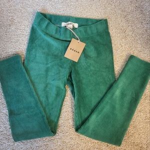 ♥️NWT♥️ BODEN GIRLS VELOUR RIBBED LEGGINGS
